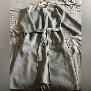 Zara Heather Gray Wool Coat